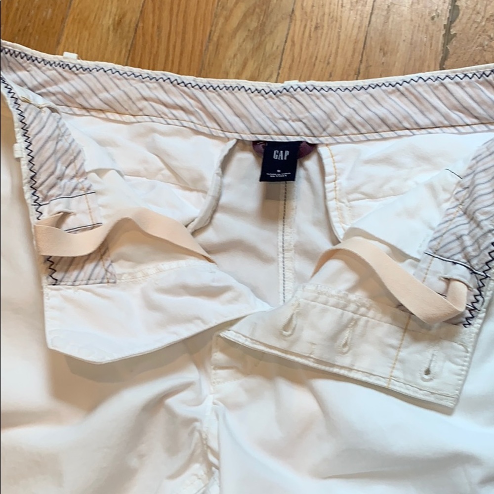 Gap Beach Pants Flat Front Adjustable Waistband 1… - image 4